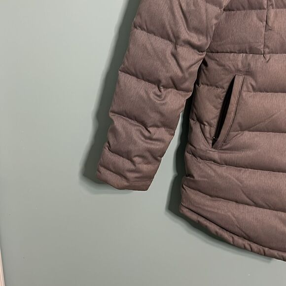 Garnet Hill Hooded Down Puffer Jacket - Picture 3 of 10